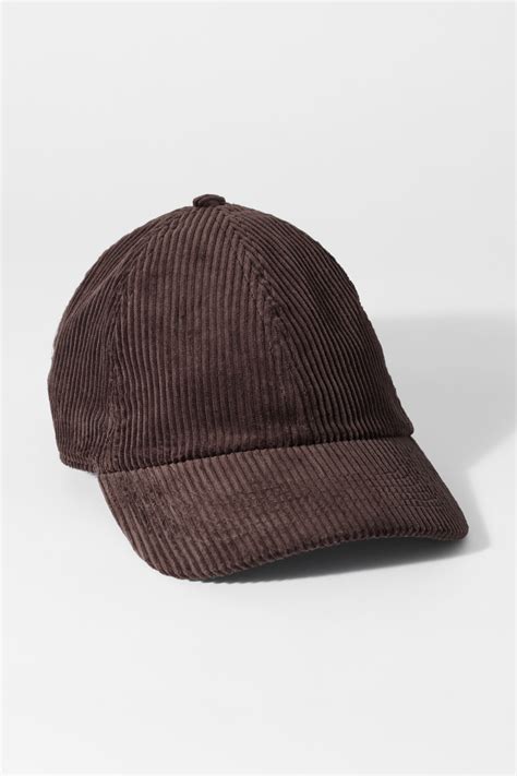 Corduroy Baseball Cap - Brown - DONNA | H&M CH