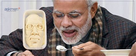 Modi Sitafal Kulfi with PM Modi’s Face Carved On It - Entertainment