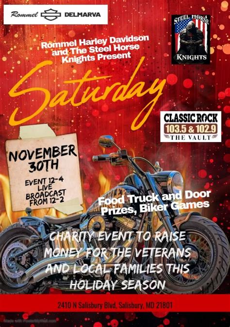 Rommel Harley Davidson and the Steel Horse Knights Charity Event ...