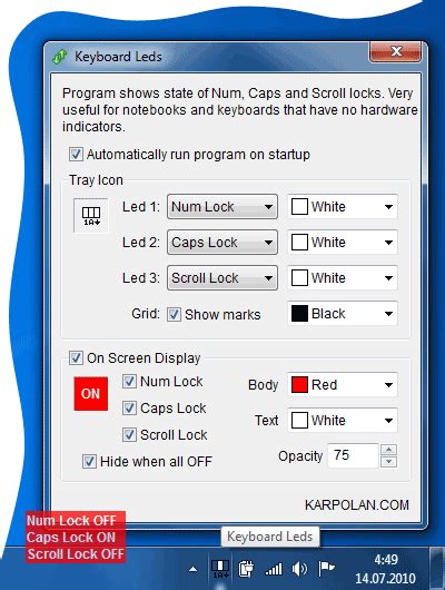 Keyboard Caps Lock Display On Screen Software 的图像结果