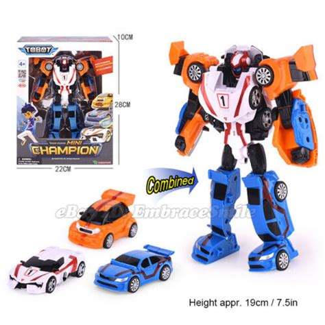 TOBOT V Mini Champion Transform Robot 3-Cars | Ubuy India