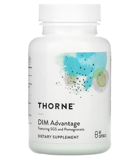 Thorne Research, DIM Advantage, 60 Capsules - Organic Basic Food