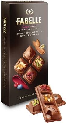 Fabelle Open Secret - Milk Chocolate Bar, Visible Nuts & Berries Bars ...