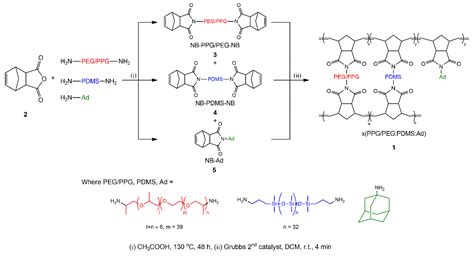 PEG/PPG-PDMS-Adamantane-Based Crosslinked Terpolymer Using the ROMP ...