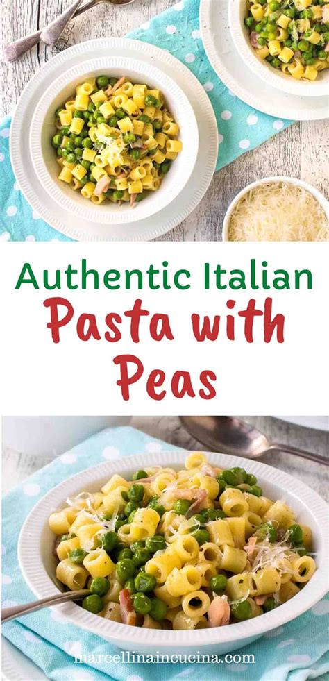 This traditional Italian Pasta and Peas is made in just one pot, uses ...
