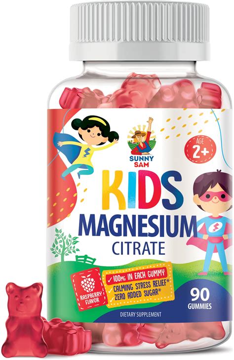 Amazon.com: Magnesium Gummies for Kids & Adults - 500mg - Calm ...