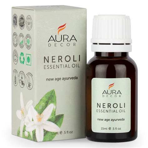 Neroli Essential Oil - 15ml for Skin, Hair, Face, Acne Care – AuraDecor
