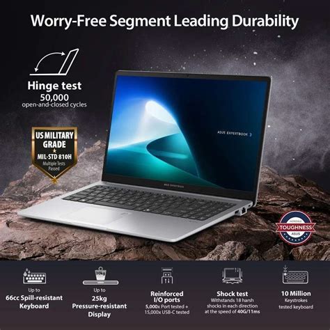 ASUS Expertbook P1 High-performance processor Intel Core i7 13th Gen ...