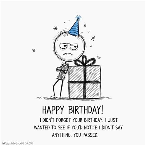 Funny Belated Birthday E-Card - Didn\'t Forget (Free Download ...