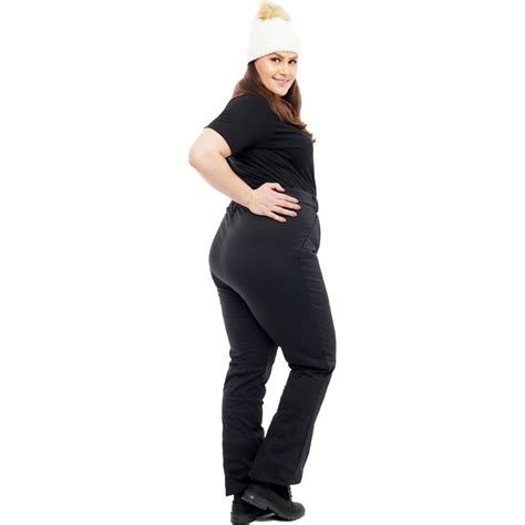 Black Plus Size Stylish Softshell Pants - Plus Size Women's Waterproof ...
