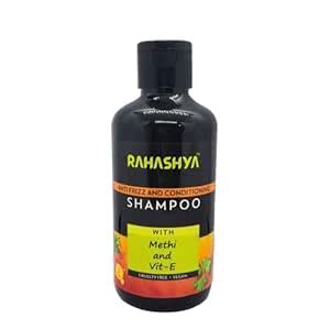 Buy Rahashya Fenugreek Shikakai Anti-Frizz 200 ml Shampoo | Vitamin-E ...