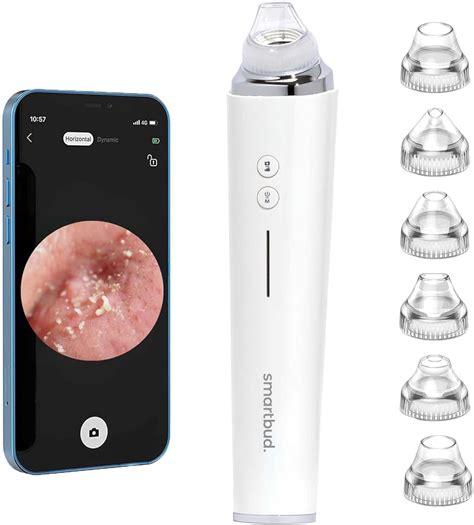 Smartbud Blackhead Pro - Blackhead Remover Tool, Pore Vacuum with 1080p HD Camera, Facial Pore ...