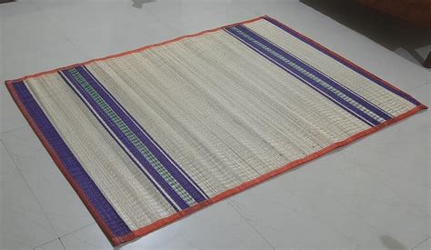 Korai Grass Floor Mat Chatai, Natural River Grass Mat for Yoga, Dining ...