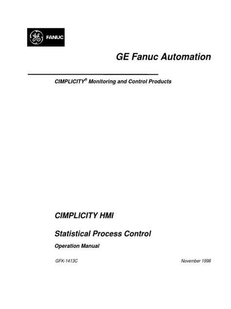 Image result for Cimplicity SCADA Manual PDF