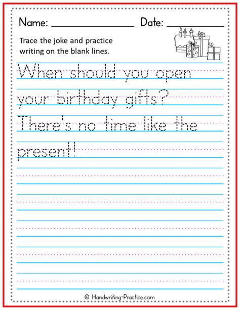 Image result for Fun Handwriting Practice Worksheets
