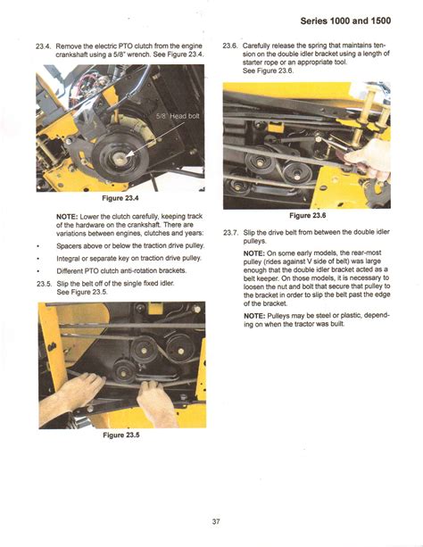 Cub Cadet Lt1042 Drive Belt Diagram