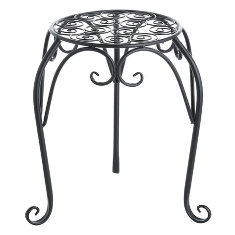 Black Metal Plant Stand, Medium | At Home