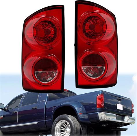 Amazon.com: MiKaFex Tail Light Assembly Compatible With 2007-2008 Dodge ...