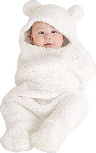 BeyBee Printed Single Hooded Baby Blanket for Mild Winter - Buy BeyBee ...