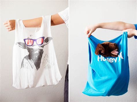 Easy DIY T-shirt Bags — All for the Boys