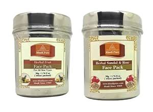 Buy Khadi Pure Sandal Rose & Fruit Face Pack, 50 g (Pack of 2) Online ...