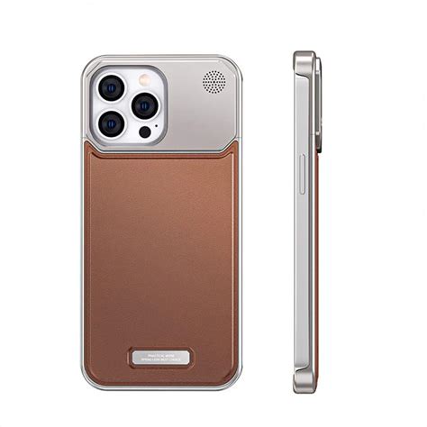 TechTrendz Premium Metallic AeroFLex Aluminium Leather Case with Aroma ...