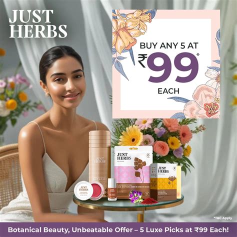 Just Herbs Herbal Products Online, Ayurvedic, Organic - Natural Makeup ...