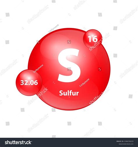 Sulphur Element Symbol