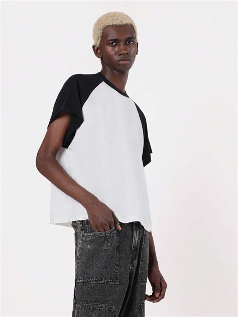 SUMWON Essential Boxy Fit Raglan Crop Tank Top Casual Athletic Sleeve ...