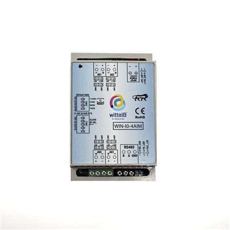 WittelB -WIN IO 4AIM-4 Port Analog Input Signal to Modbus RS485 ...