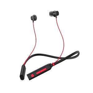 Baani Audio BN210V Black+Red in Ear 5.3 Neckband with Mic Life Low ...