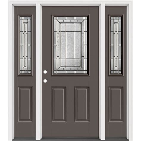 Masonite Sequence 64-in x 80-in x 4-9/16-in Fiberglass Right-hand ...