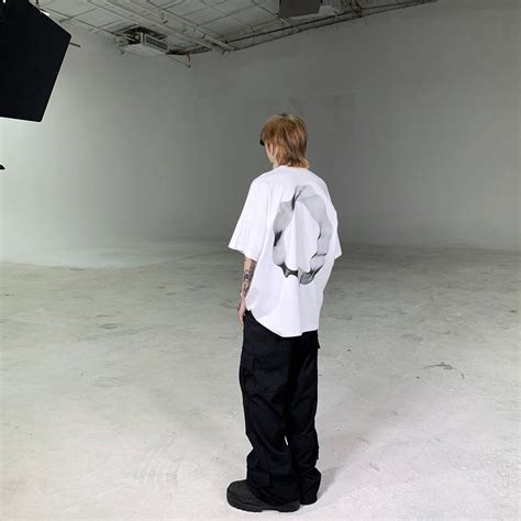 Futuristic Print Loose T-Shirt