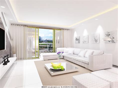 30个纯净的白色起居室与客厅设计 - 设计之家