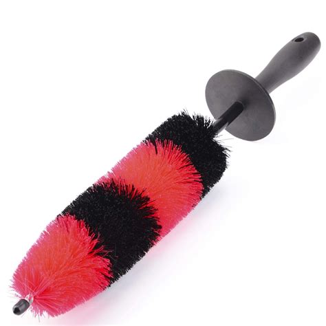 Purezo Plastic Car Alloy Wheel Cleaning Brush Soft Bristle Long Master ...