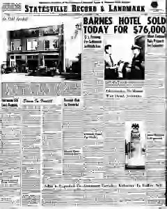 Statesville Record And Landmark Archives, Nov 10, 1955, p. 1