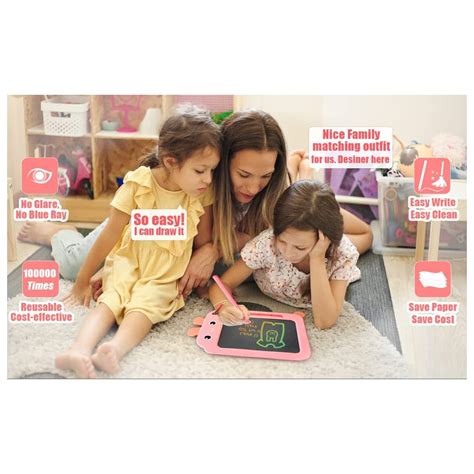 Buy LCD Writing Tablet for Kids, Kids Tablet, Cute Pink Rabbit Writing ...