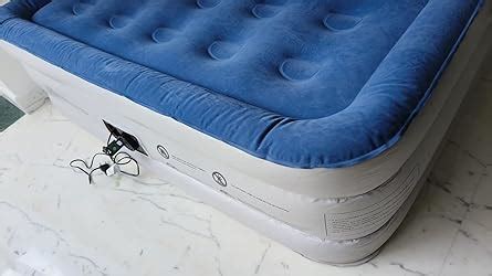 iDOO Single Air Bed, Inflatable Bed with Built-in Electric Pump, 3 Mins ...