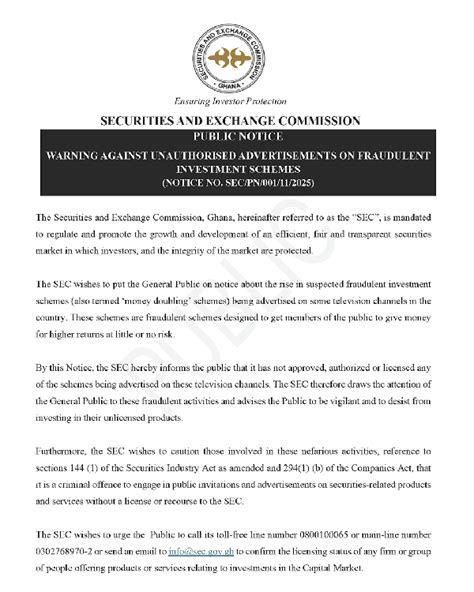 SEC exposes 33 TV stations airing fraudulent money doubling schemes