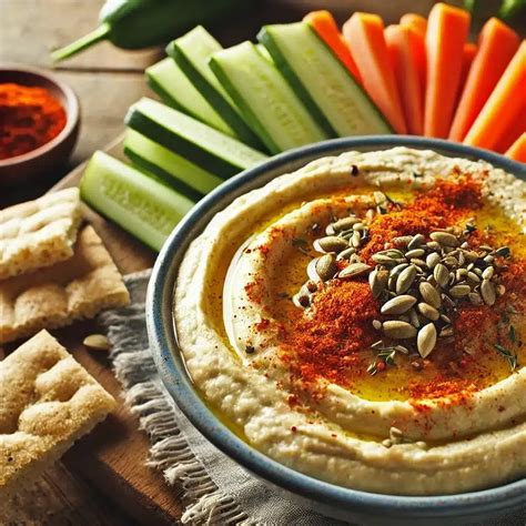 Quick and Easy Low Fat Hummus Recipe Without Tahini in 5 Minutes