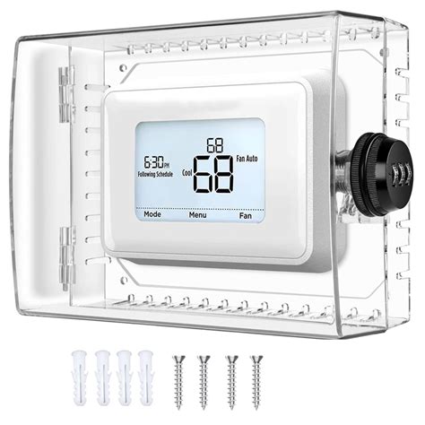 Caja de bloqueo para termostato con bloqueo por contraseña, cubierta de ...