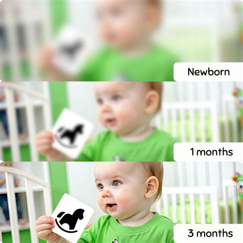 Cots and Cuddles Tiny Vision Flashcards for Kids Age 0 - 9 months Set ...
