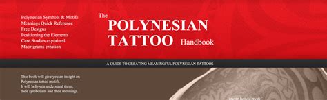 The POLYNESIAN TATTOO Handbook: Practical guide to creating meaningful ...