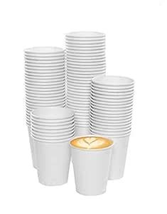 TWI-Ambassador White Disposable Paper Cups for Tea/Coffee/Soup 300ml ...