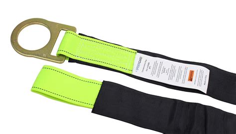 Spidergard SPA203 Fall Protection 8-Foot Loop and D-Ring End Concrete ...