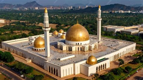 The National Mosque of Nigeria Abuja National Mosque Abuja Nigeria | Premium AI-generated image