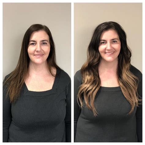 Balayage Highlights Extensions for Fuller and Lighter Hair