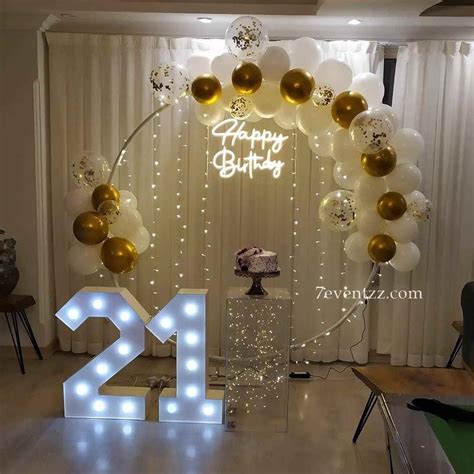 21st Birthday Decoration Ideas