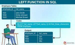 Image result for SQL Left Function Examples
