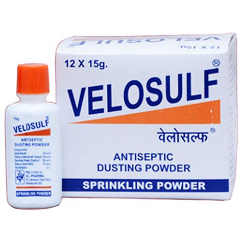 Velosulf Antiseptic Dusting Powder | Uses, Side Effects, Price | Apollo ...